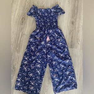 Girls floral romper size 8